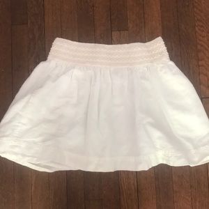 White J Crew flowy skirt